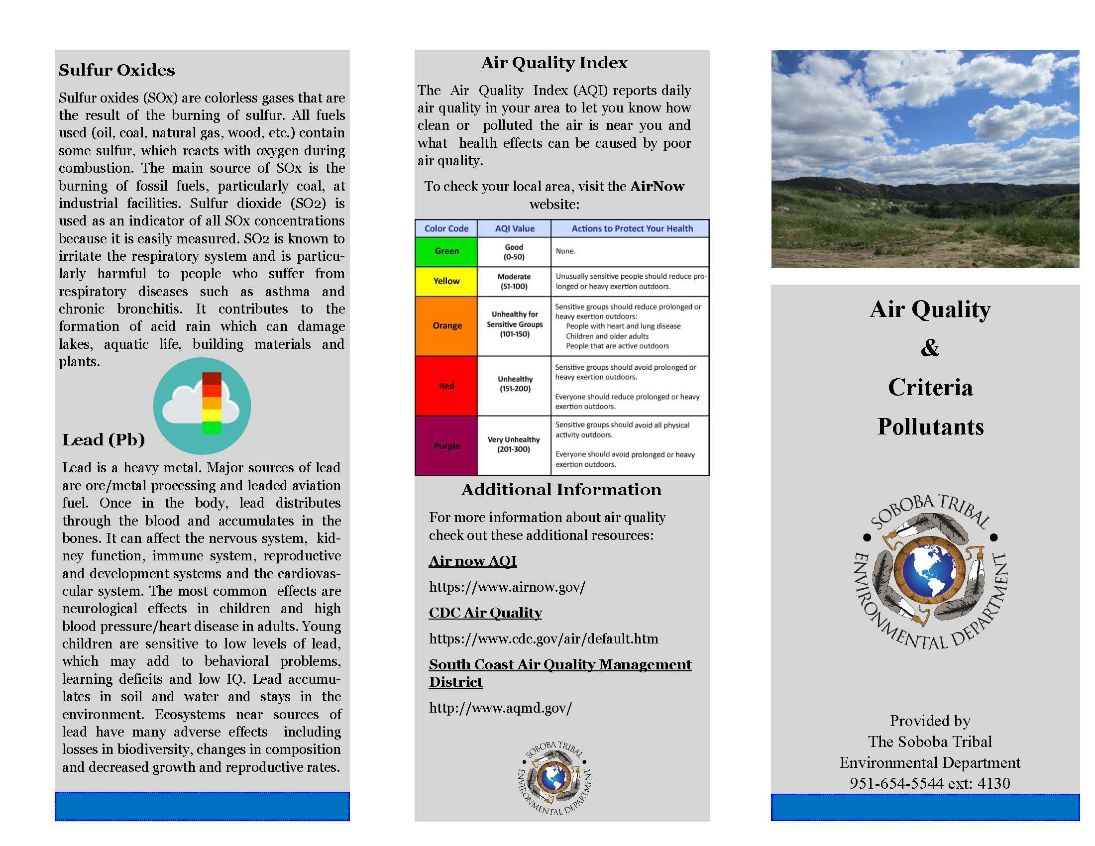 Air Quality & Criteria Pollutants